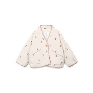 NEW PLAY UP girls baby woven cardigan in beige